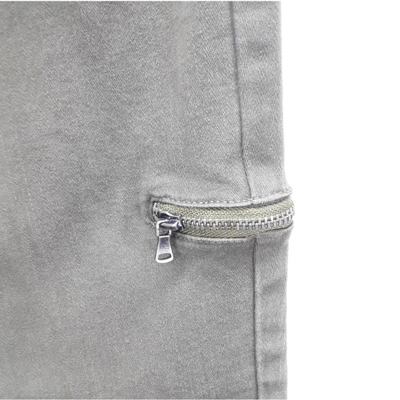 PAIGE Olive Skinny Zip Pocket Pants - Picture 3 of 5